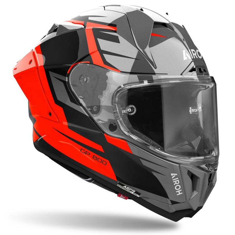 Integrální helma na motorku Airoh GP800 Master oranžová