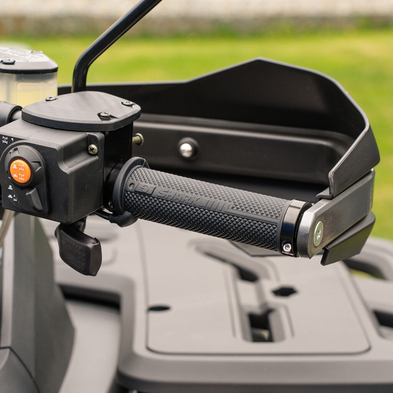 Vyhřívané ATV rukojeti SHARK Lock-On s integrovaným ovládáním + výhřev palce a sedačky
