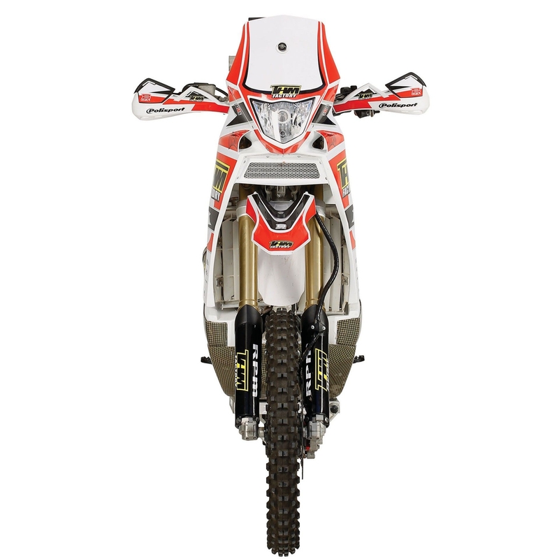 Chrániče páček POLISPORT EVOLUTION INTEGRAL s montážní sadou (Ø22 mm) červená CR 04