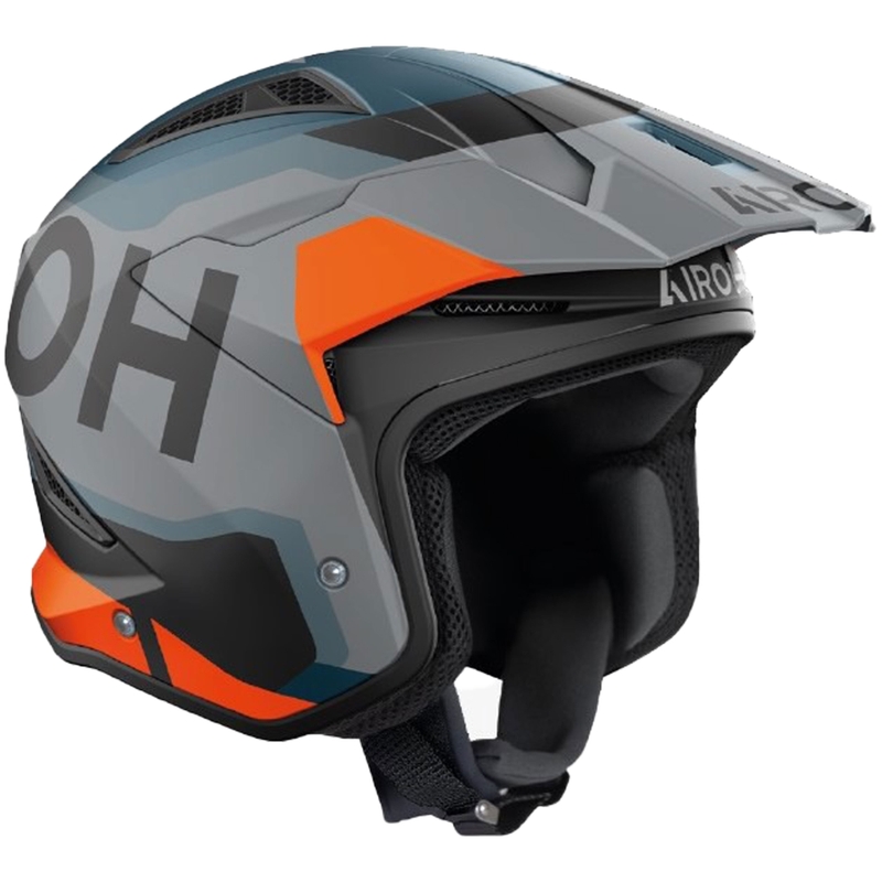 Trial helma na motorku Airoh TRR 2 Jupiter matná oranžová