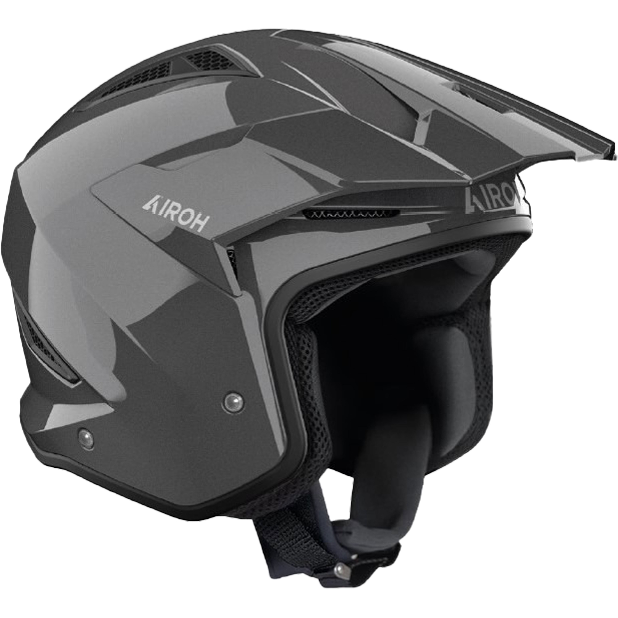 Trial helma na motorku Airoh TRR 2 Color tmavě šedá Velikost: M