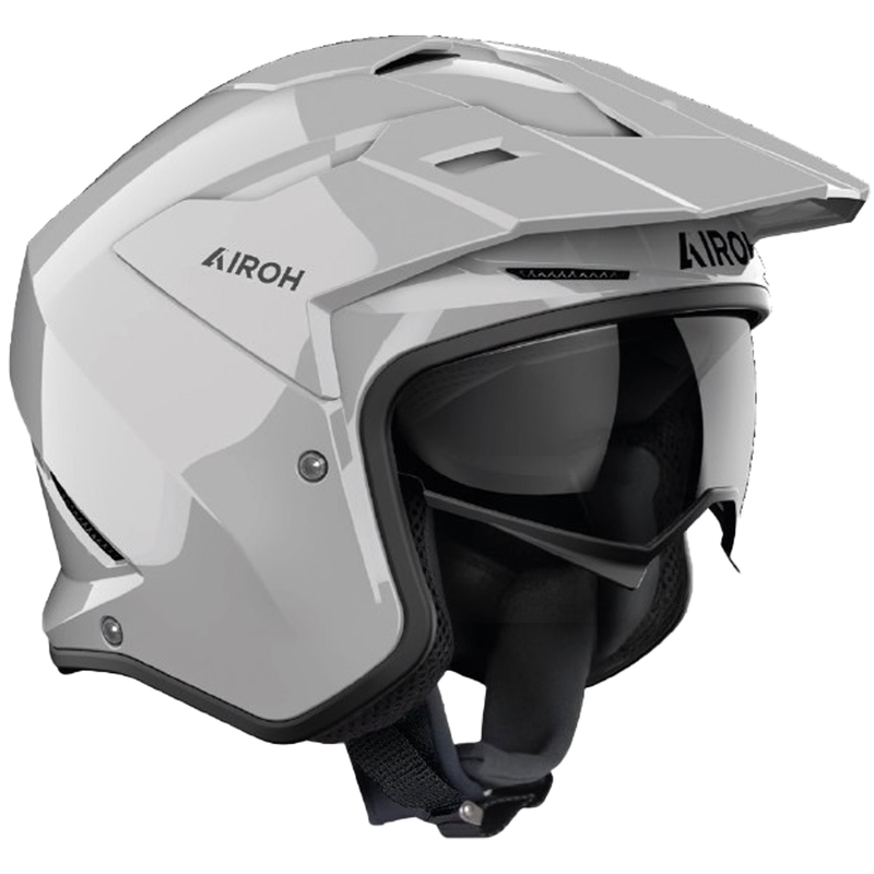 Trial helma na motorku Airoh Kombakt Color tmavě šedá
