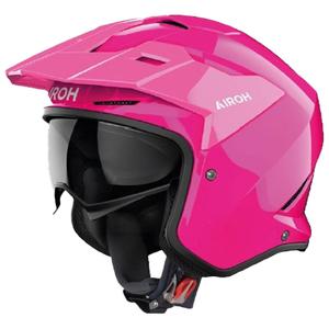 Trial helma na motorku Airoh Kombakt Color růžová
