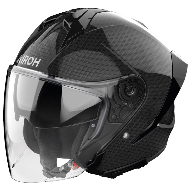 Otevřená helma na motorku Airoh H21 Carbon černá Velikost: XS