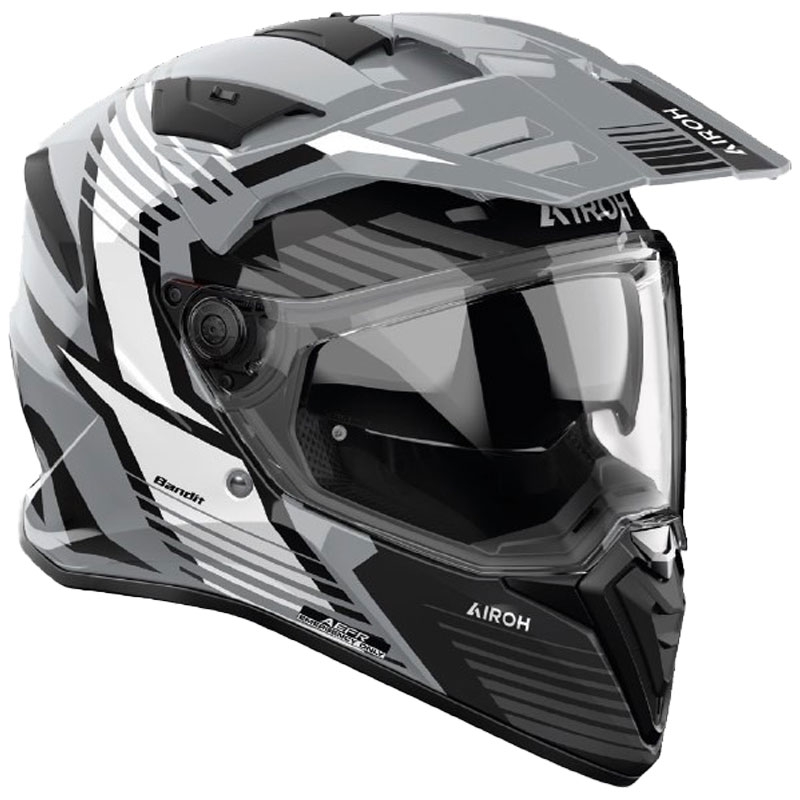 Enduro helma na motorku Airoh Bandit Spicy šedá Velikost: XS