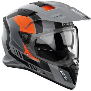 Enduro helma na motorku Airoh Bandit Horn matná oranžová