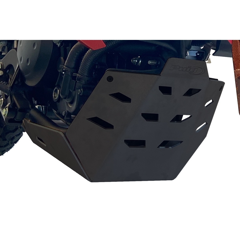 il-carter guard PUIG černý pro KAWASAKI KLR 650 2022-2026