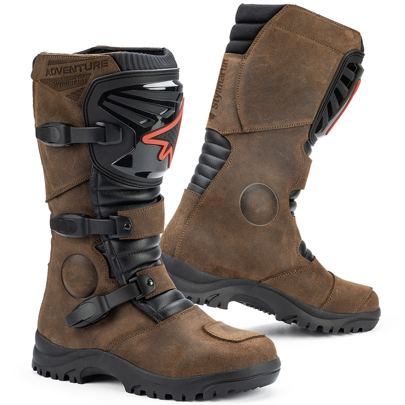 Boty na motorku Stylmartin Overlander WP hnědé