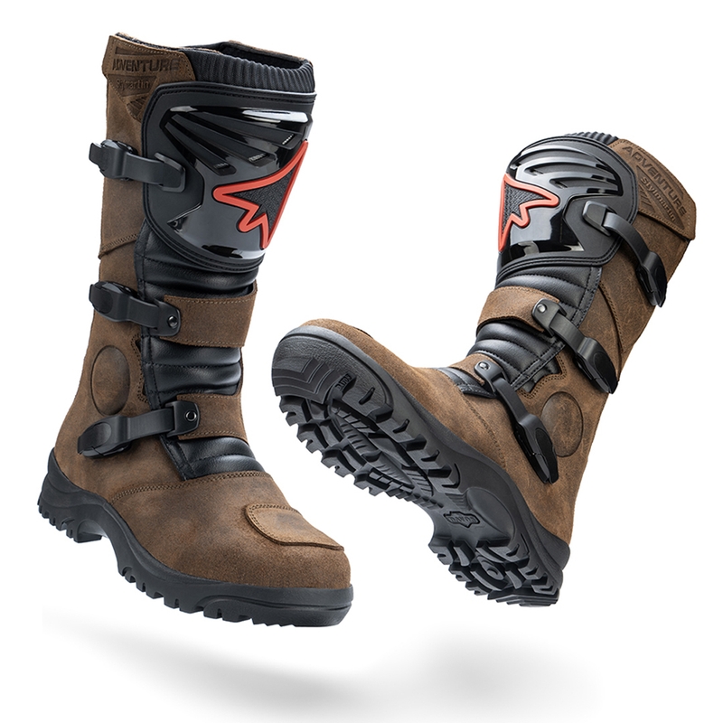 Boty na motorku Stylmartin Overlander WP hnědé