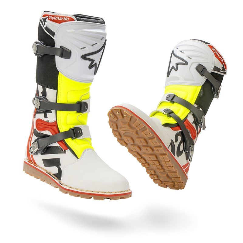 Boty na motorku Stylmartin Impact Pro.2 bílo-černo-fluo žluté