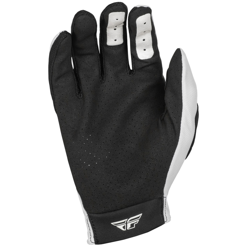 Motokrosové rukavice FLY Racing Lite bílo-černé