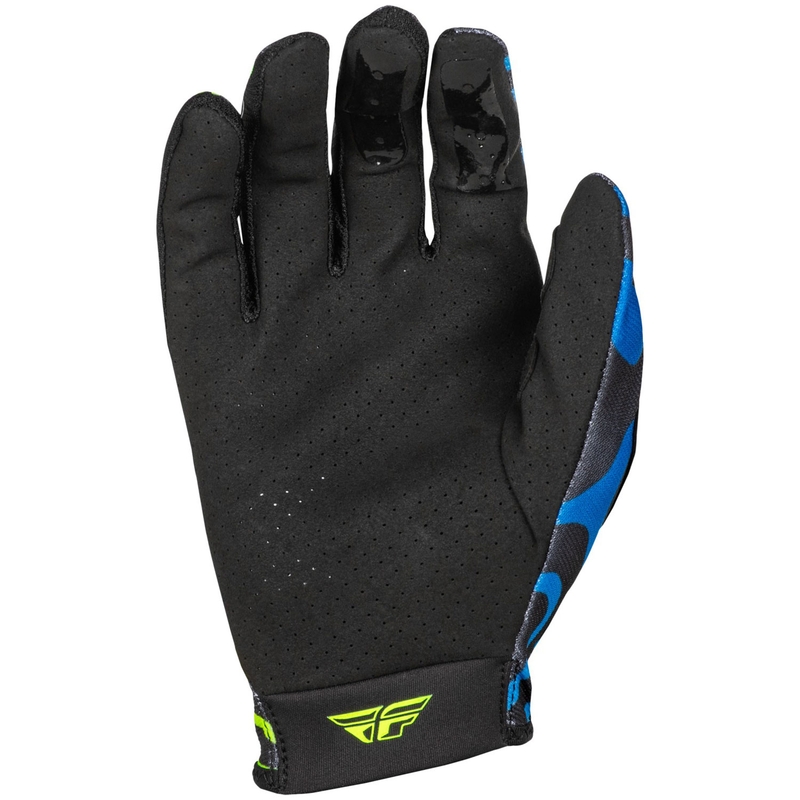 Motokrosové rukavice FLY Racing Lite modro-modro-žluté
