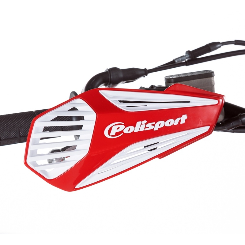 Chrániče páček POLISPORT MX AIR s univerzální montážní sadou na řidítka ORK-16 / White výprodej