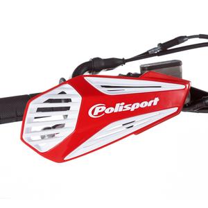Chrániče páček POLISPORT MX AIR s univerzální montážní sadou na řidítka Nardo Grey / Black