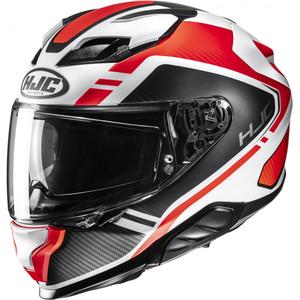 Integrální helma na motorku HJC F71 Tozz MC6HSF bílo-černo-červená