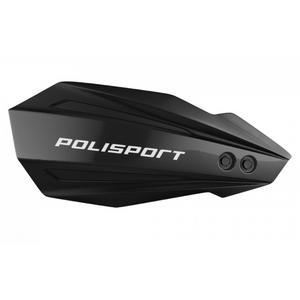 Chrániče páček POLISPORT MX BULLIT BlacK/White s montážní sadou