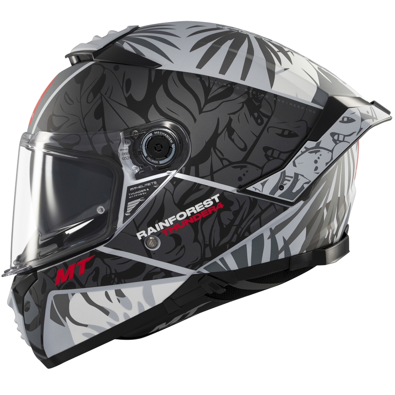 Integrální helma na motorku MT Thunder 4 SV Rainforest černo-bílá