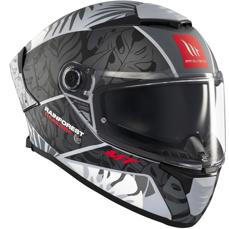 Integrální helma na motorku MT Thunder 4 SV Rainforest černo-bílá