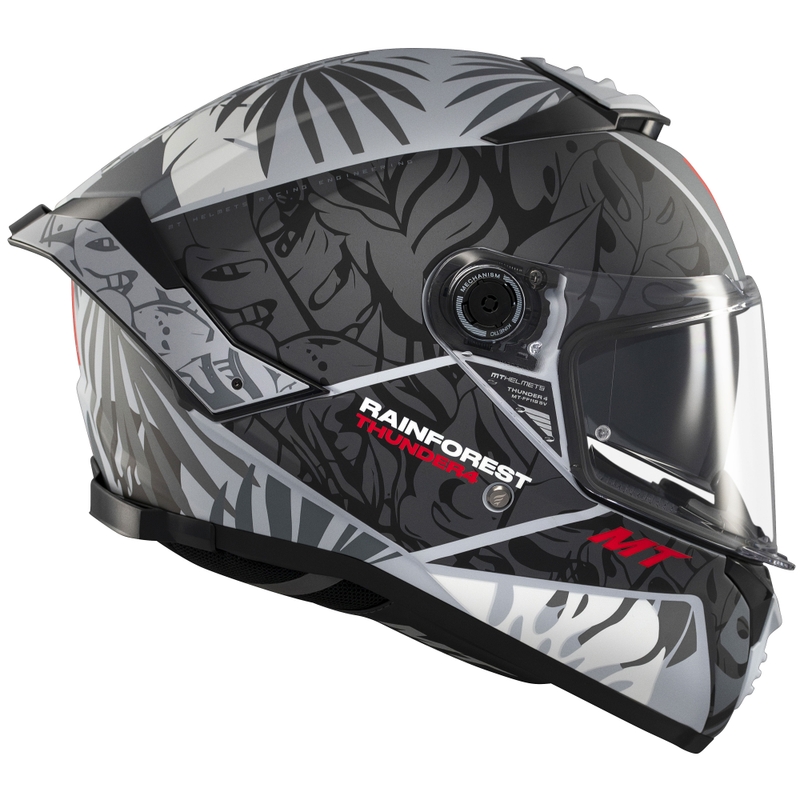 Integrální helma na motorku MT Thunder 4 SV Rainforest černo-bílá