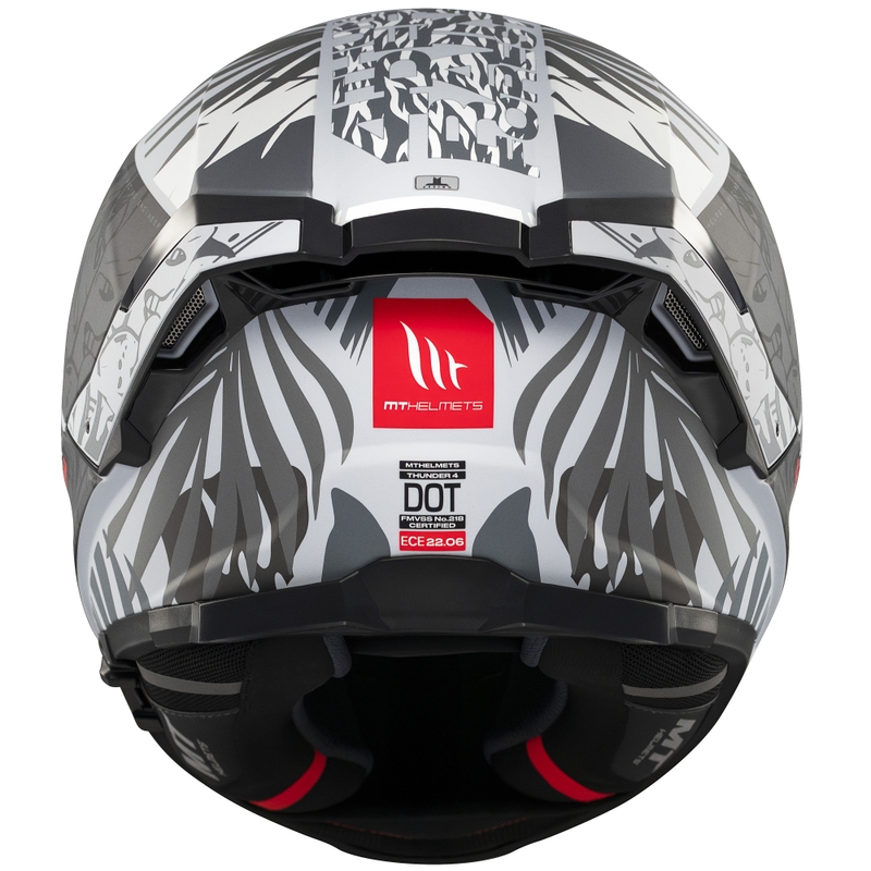 Integrální helma na motorku MT Thunder 4 SV Rainforest černo-bílá