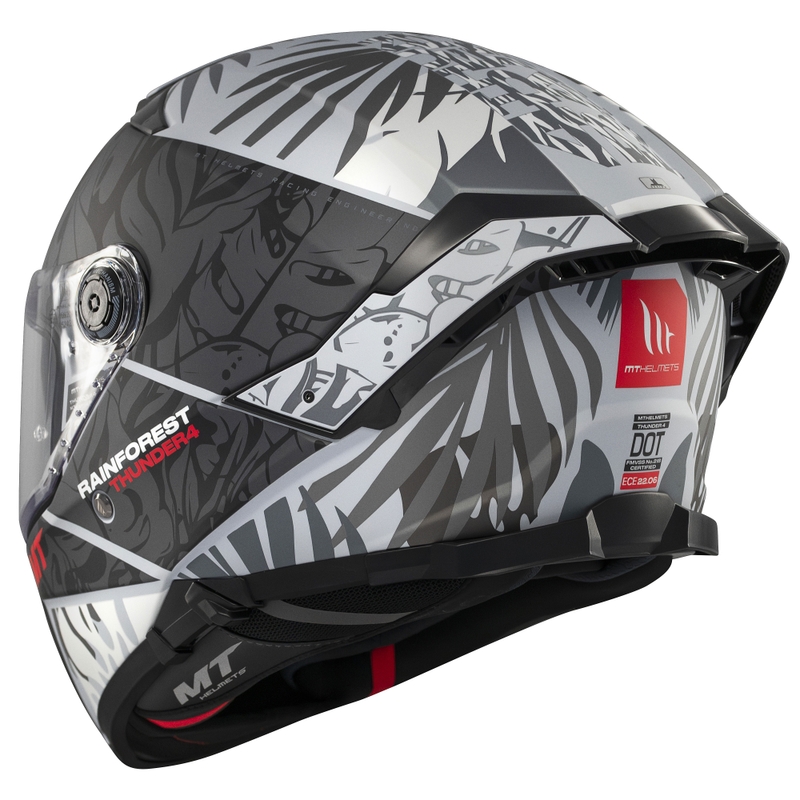 Integrální helma na motorku MT Thunder 4 SV Rainforest černo-bílá