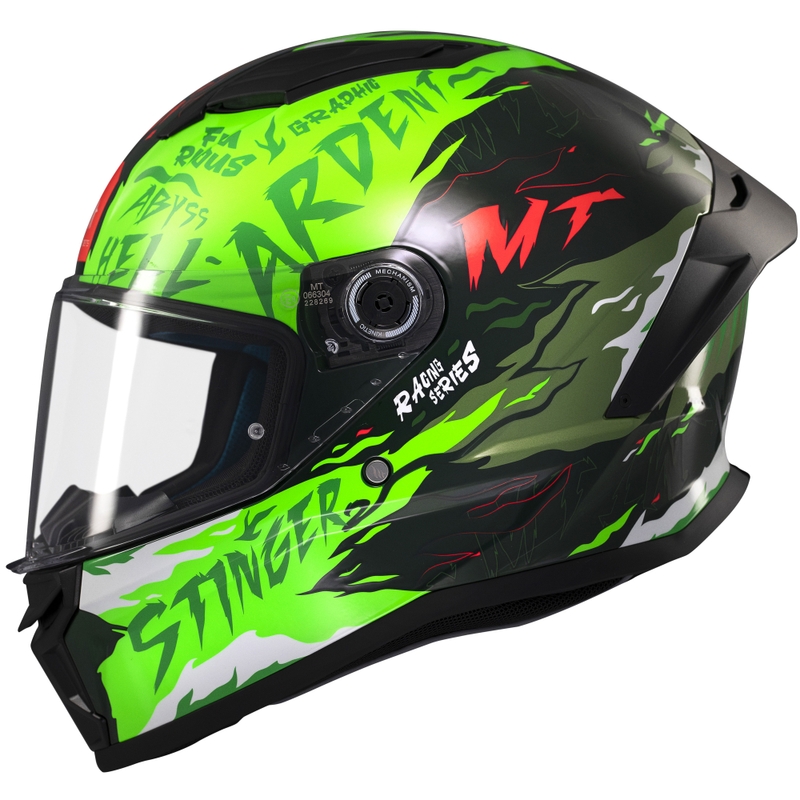Integrální helma na motorku MT Stinger 2 Ardent zelená