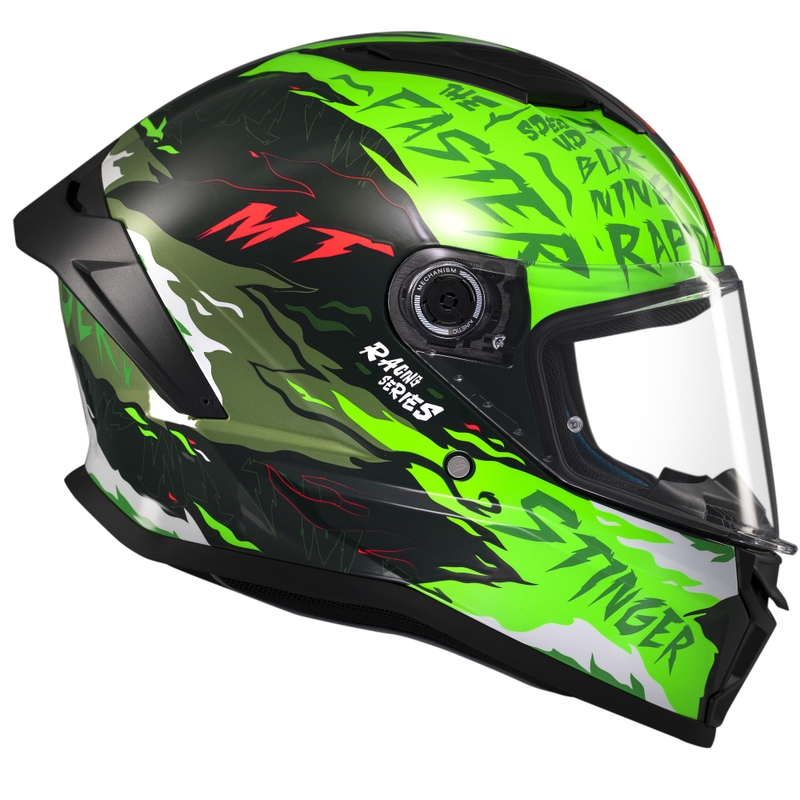 Integrální helma na motorku MT Stinger 2 Ardent zelená