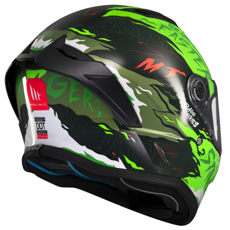 Integrální helma na motorku MT Stinger 2 Ardent zelená