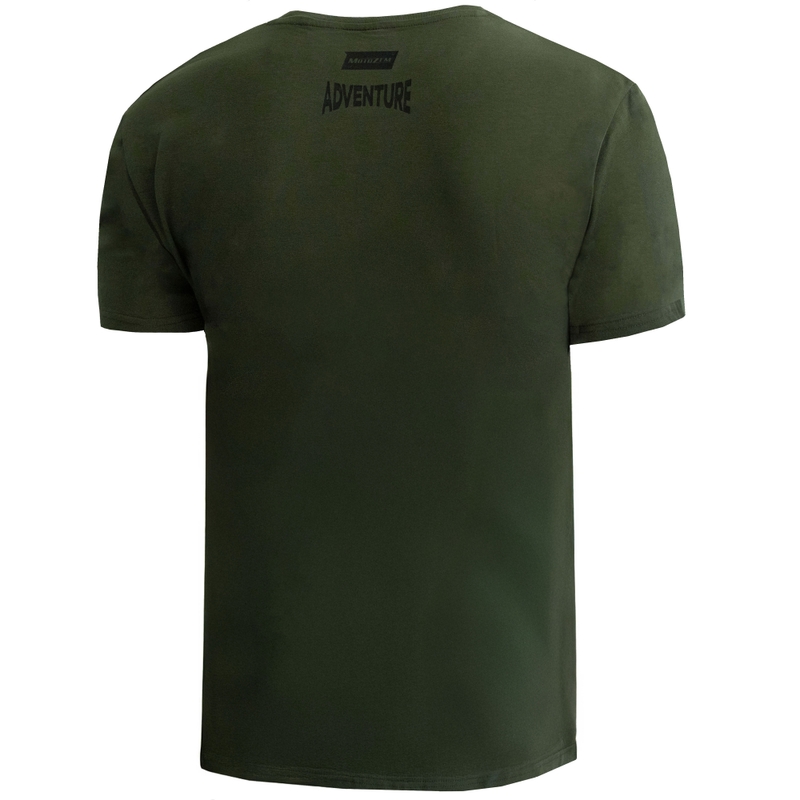 Tričko MotoZem Adventure zelené