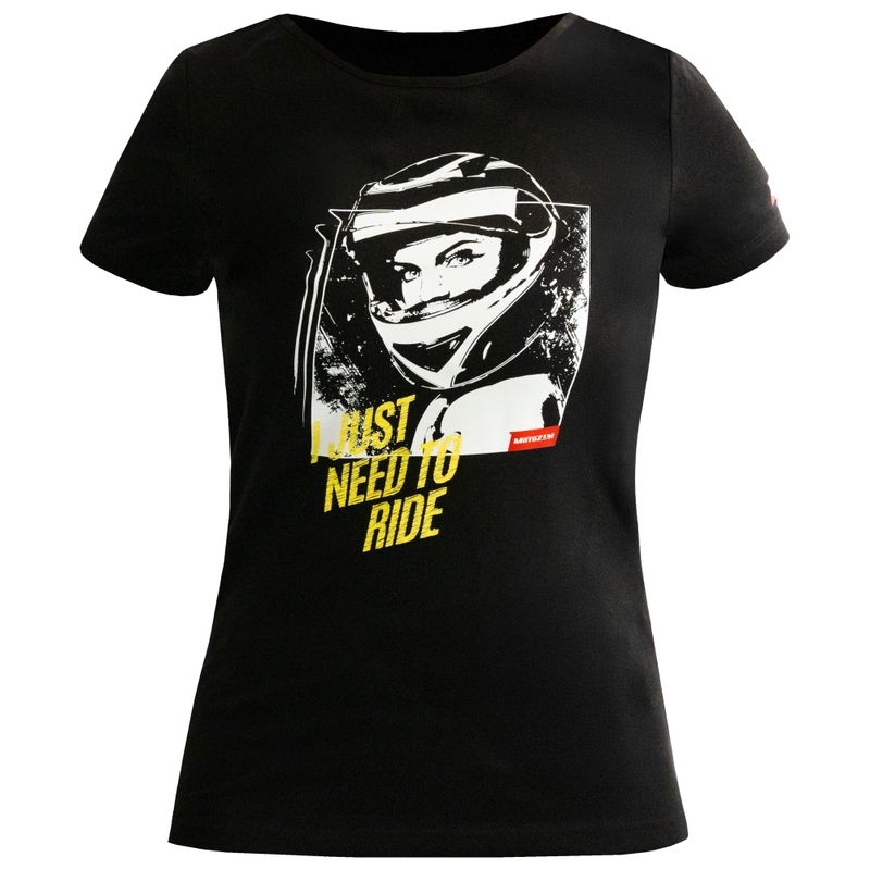 Dámské tričko MotoZem Girl černé