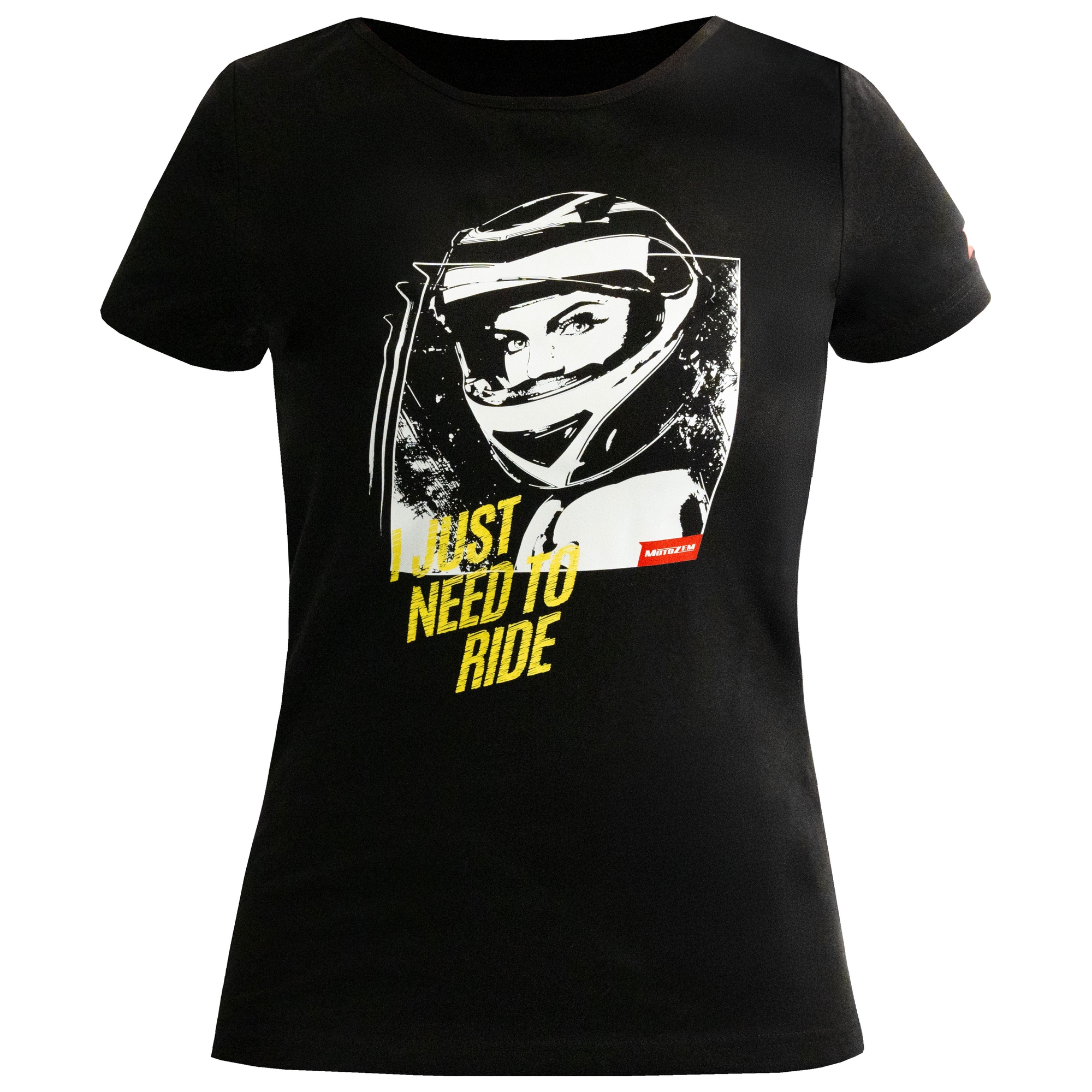 Dámské tričko MotoZem Girl černé Velikost: S
