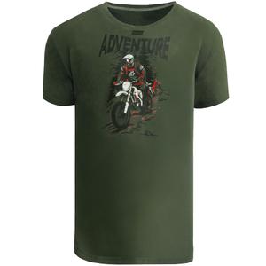 Tričko Motozem Adventure zelené
