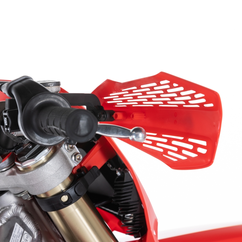 Chrániče páček POLISPORT MX FORCE s univerzální montážní sadou na řidítka Red CR04