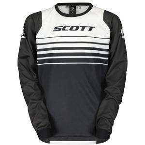 Dětský motokrosový dres SCOTT EVO Swap černo-bílý