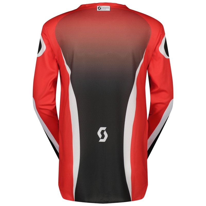 Motokrosový dres SCOTT Podium Pro červeno-černý