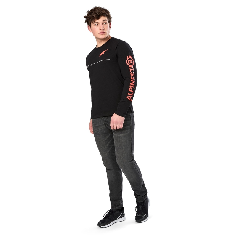 Tričko s dlouhým rukávem Alpinestars Committed CSF černé