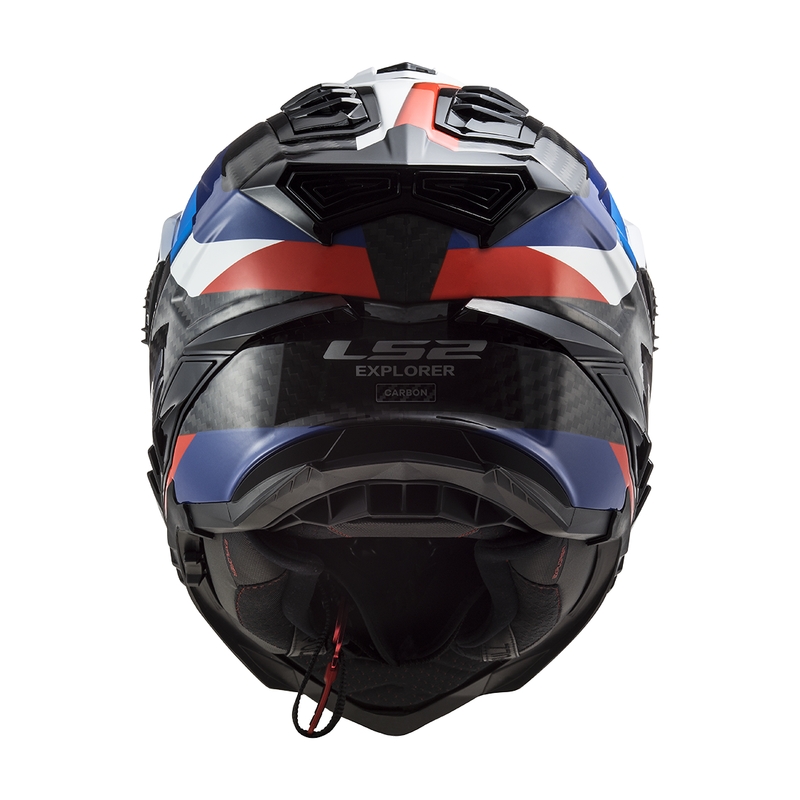 Enduro helma na motorku LS2 MX701 C Explorer Frontier černo-modrá