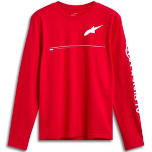 Tričko s dlouhým rukávem Alpinestars Committed CSF červené