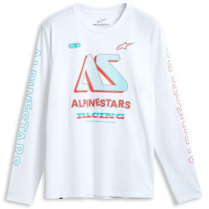 Tričko s dlouhým rukávem Alpinestars Ayess CSF bílé