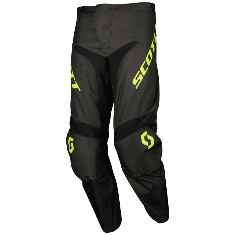 Motokrosové kalhoty SCOTT Compete černo-fluo žluté
