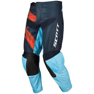 Motokrosové kalhoty SCOTT EVO Dirt modro-červené