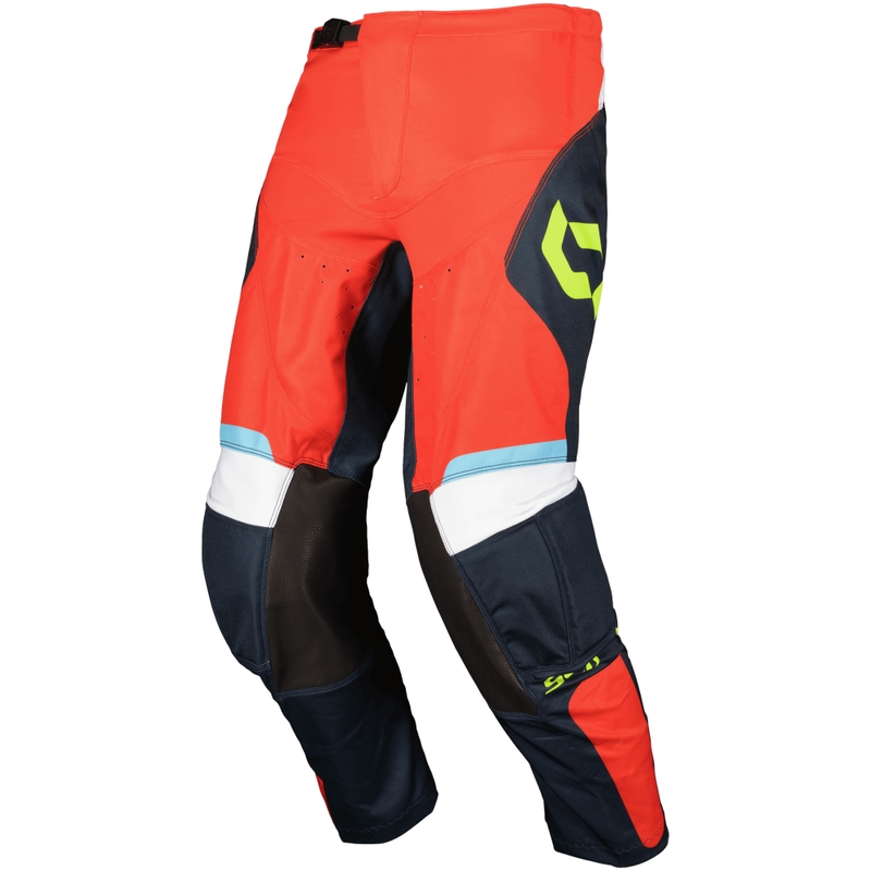 Motokrosové kalhoty SCOTT EVO Race modro-červené
