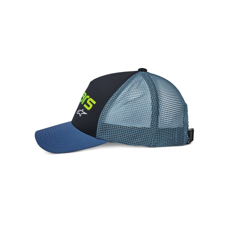 Kšiltovka Alpinestars Vital Trucker černo-modro-zelená