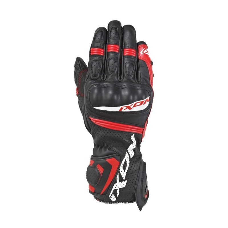 Pánské rukavice IXON RS Tempo AIR černo-červené výprodej