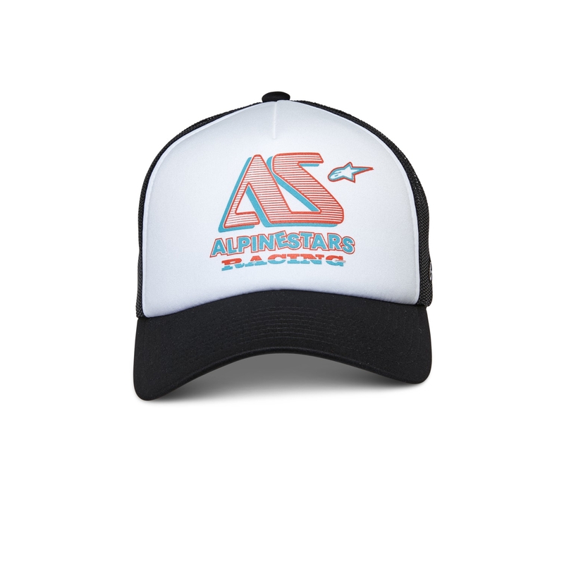 Kšiltovka Alpinestars Ayess Trucker bílo-černá