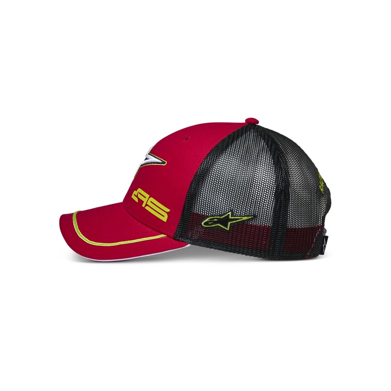 Kšiltovka Alpinestars Exceed Trucker červeno-černá
