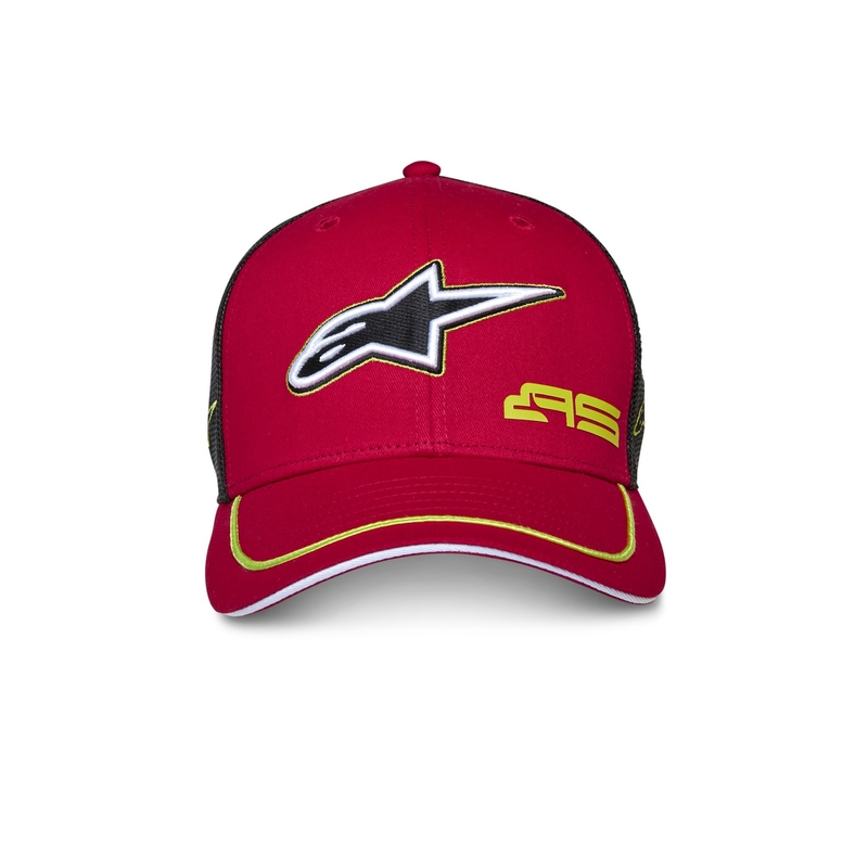 Kšiltovka Alpinestars Exceed Trucker červeno-černá