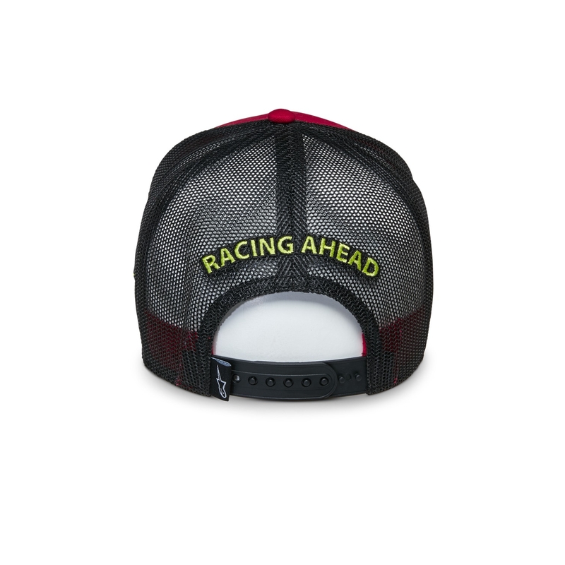 Kšiltovka Alpinestars Exceed Trucker červeno-černá