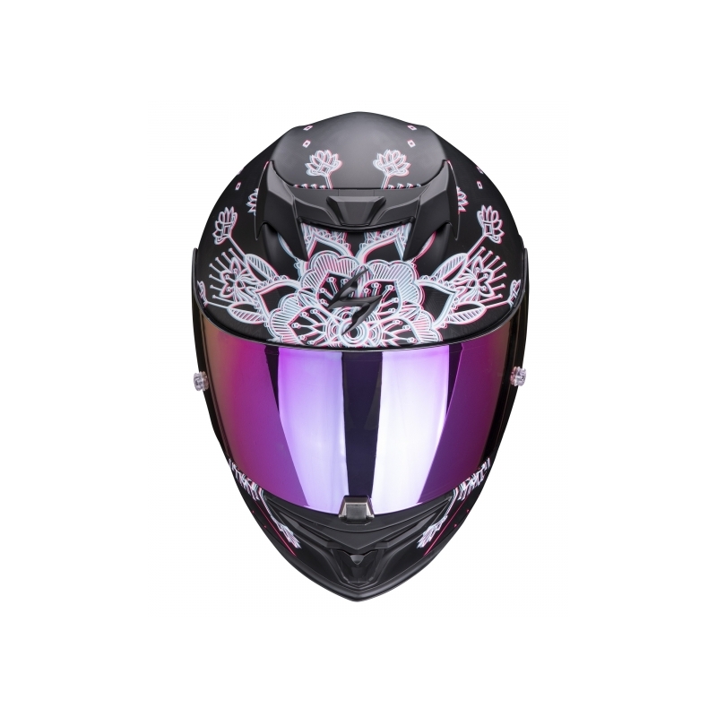 Integrální přilba Scorpion EXO-520 AIR Tina černo-stříbrná - II. jakost