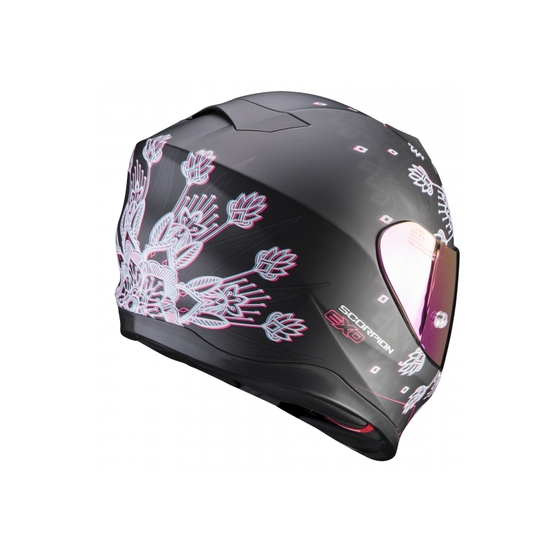 Integrální přilba Scorpion EXO-520 AIR Tina černo-stříbrná - II. jakost